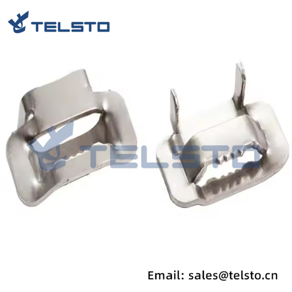 316 304 201 202 Stainless Steel Ear Lock Buckle for Banding